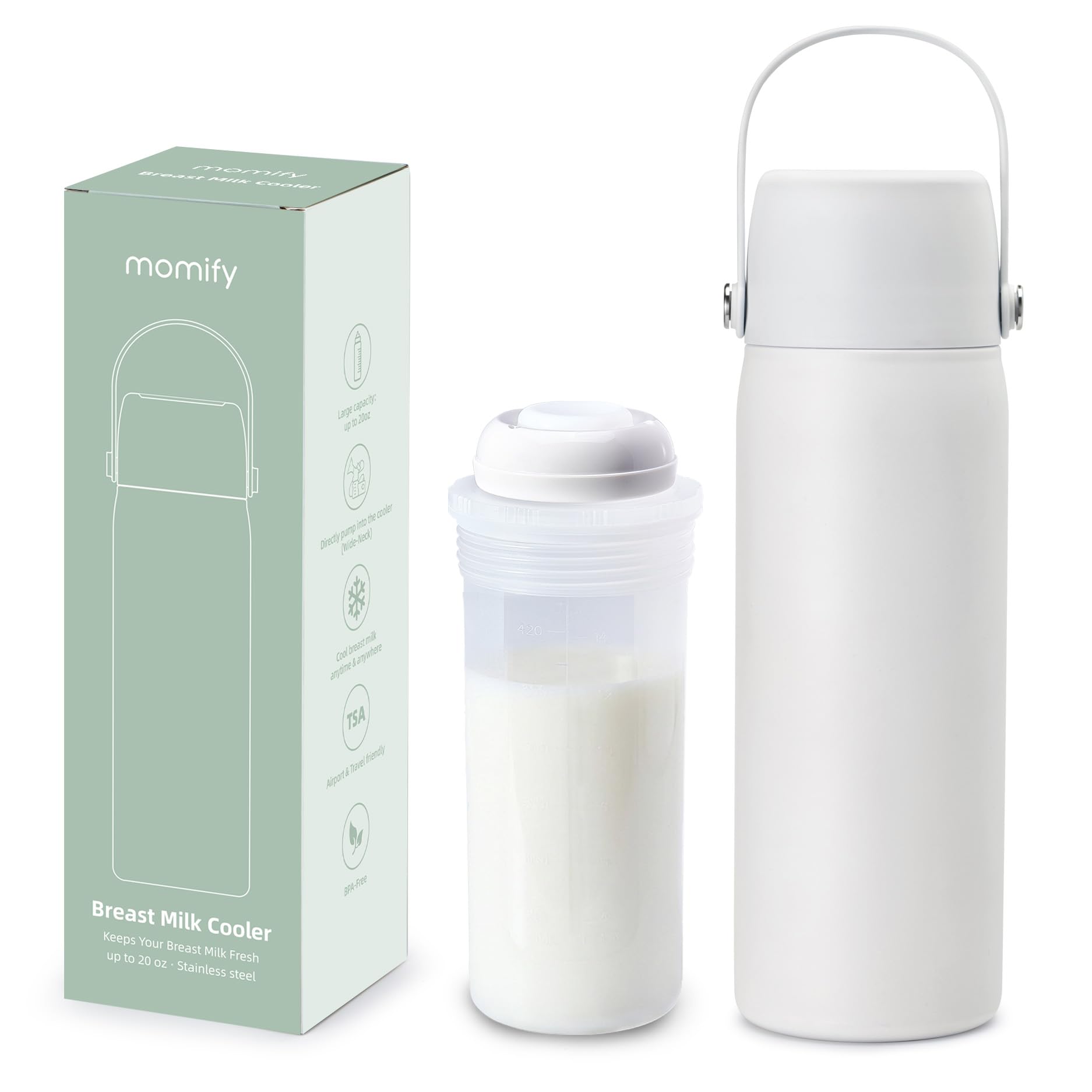Amazon.com: 36-Hour Portable Breastmilk Storage Bottle, 20oz